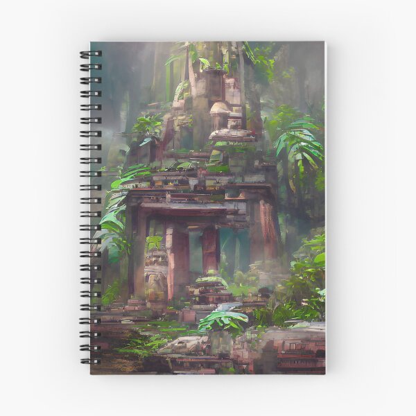 Item preview, Ancient jungle temple  designed and sold by Baneen  Alethary.