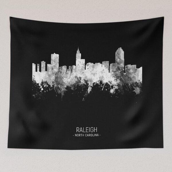 Item preview, Raleigh North Carolina Skyline designed and sold by ArtPrints.