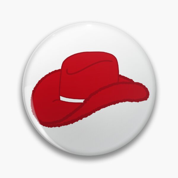 Item preview, red cowgirl hat designed and sold by Anna Buse.