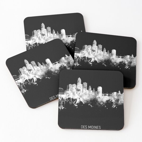 Item preview, Des Moines Iowa Skyline designed and sold by ArtPrints.