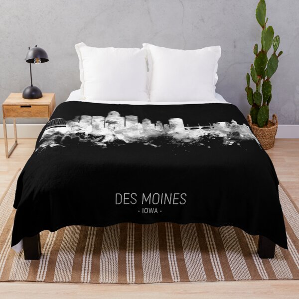 Item preview, Des Moines Iowa Skyline designed and sold by ArtPrints.