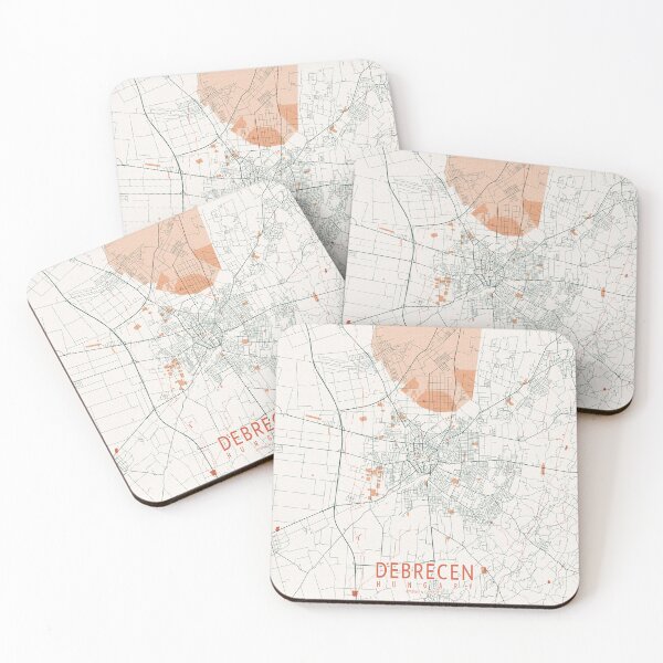 Item preview, Debrecen City Map of Hajdu-Bihar, Hungary - Bohemian designed and sold by deMAP.