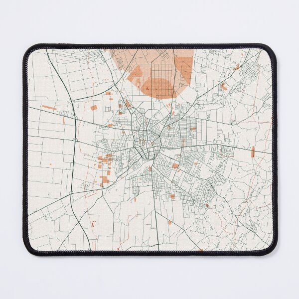 Item preview, Debrecen City Map of Hajdu-Bihar, Hungary - Bohemian designed and sold by deMAP.