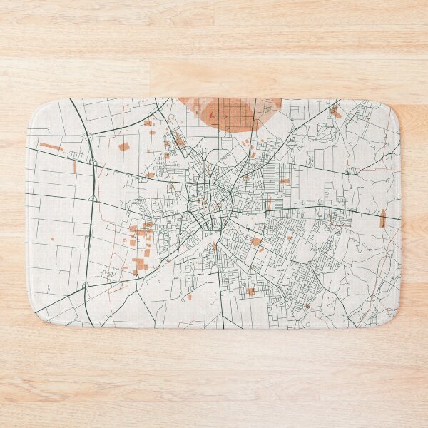 Item preview, Debrecen City Map of Hajdu-Bihar, Hungary - Bohemian designed and sold by deMAP.