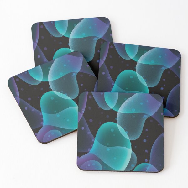 Item preview, Abstract digital art with blobs designed and sold by vianahline.