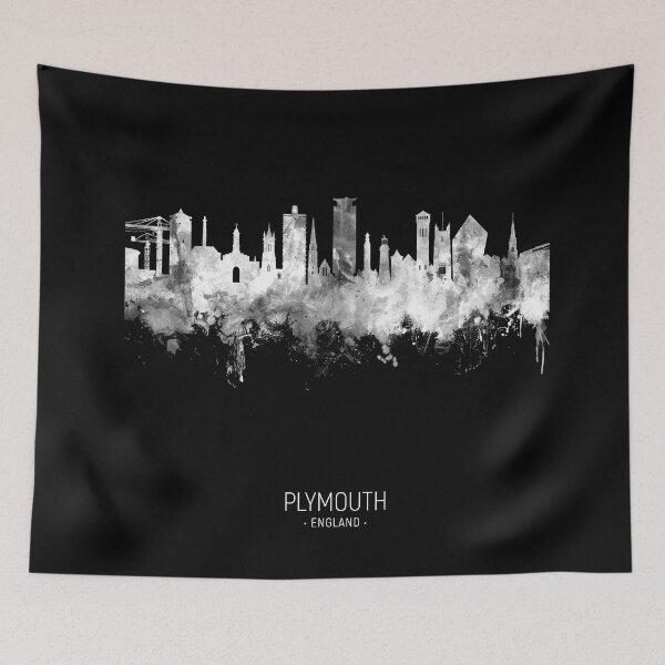 Item preview, Plymouth England Skyline designed and sold by ArtPrints.