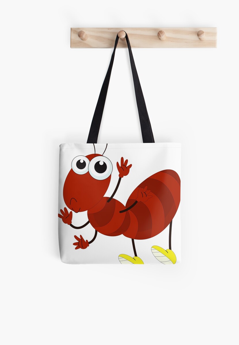 "Cartoon Ant Art Beautiful" Tote Bags by greengoodnich Redbubble