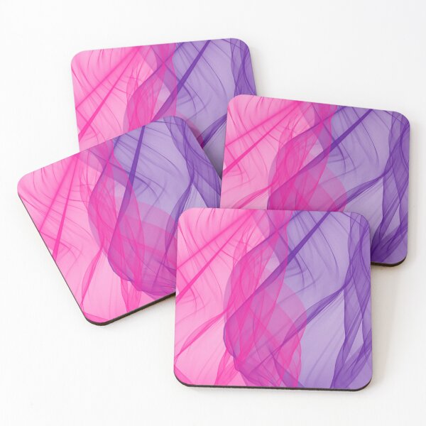 Item preview, Pink and Purple Flowing Abstract Design designed and sold by beccaveedesigns.