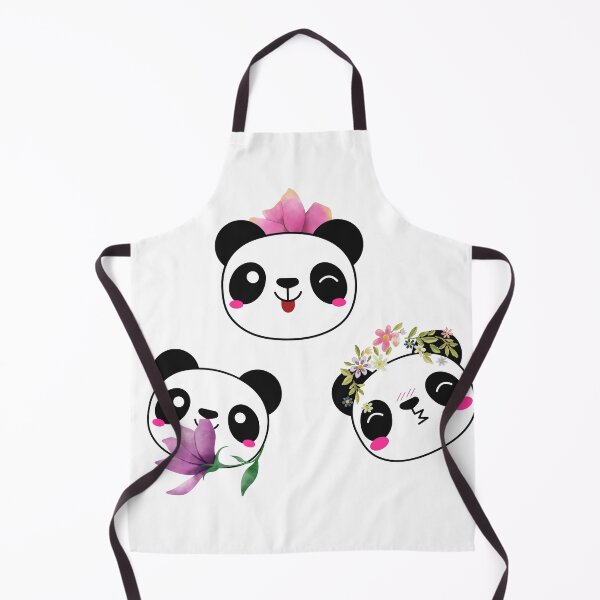 Item preview, Panda and flowers designed and sold by Sanaa95-21BK.