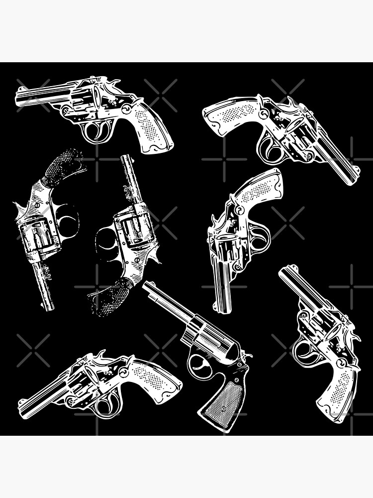 Peaky Blinders, Gun Pattern peaky-blinders-gun-pattern-art-print-for-sale-by-mad-boy-redbubble