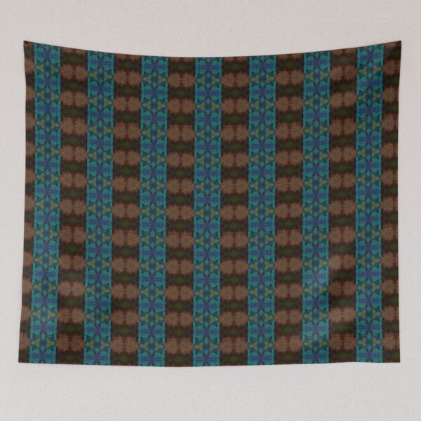 Item preview, African print Colorful green, brown, blue and orange colors.  designed and sold by NaniniDesigns.