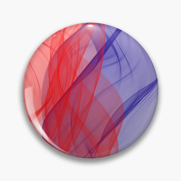 Item preview, Red and Blue Flowing Abstract Design designed and sold by beccaveedesigns.