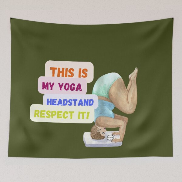 Item preview, This Is My Yoga Headstand designed and sold by SolSel ⭐⭐⭐⭐⭐.
