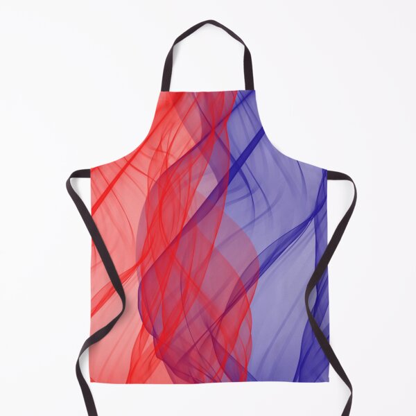 Item preview, Red and Blue Flowing Abstract Design designed and sold by beccaveedesigns.