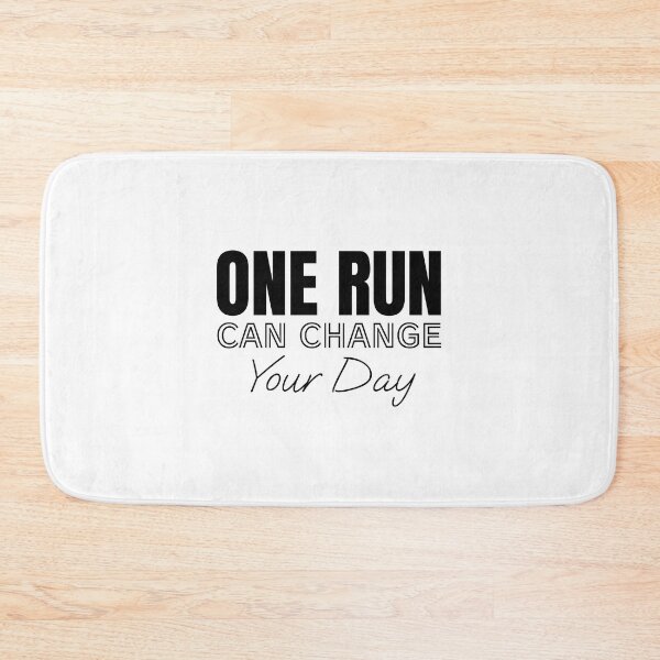 Item preview, One run can change your day designed and sold by Minimalist Quotes and Sayings.