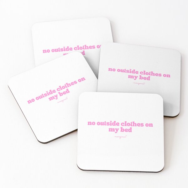 Item preview, no outside clothes on my bed designed and sold by gigi_draws.