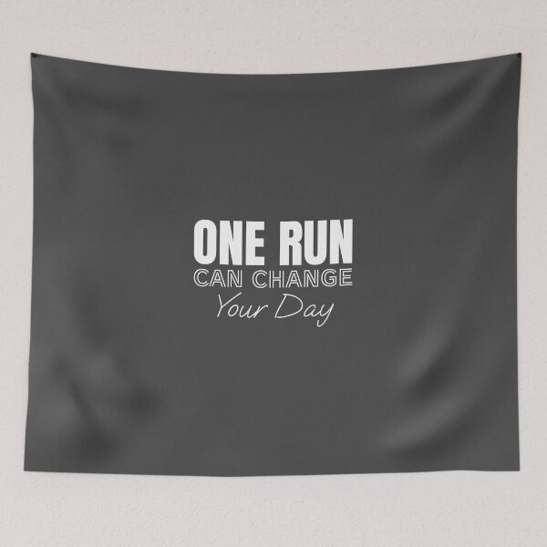Item preview, One run can change your day designed and sold by Minimalist Quotes and Sayings.