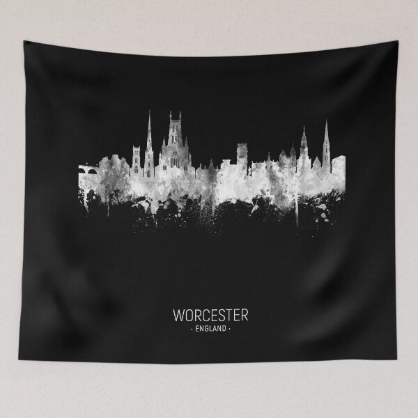 Item preview, Worcester England Skyline designed and sold by ArtPrints.