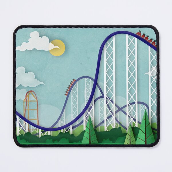 Item preview, Roller Coaster Illustration designed and sold by artofclaire.