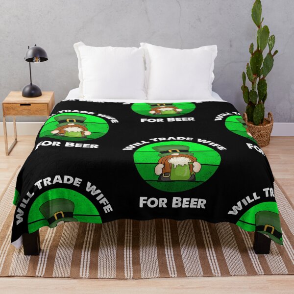 Item preview, Will Trade Wife For Beer, Funny Irish Gnome Saying designed and sold by SportyDogShop.