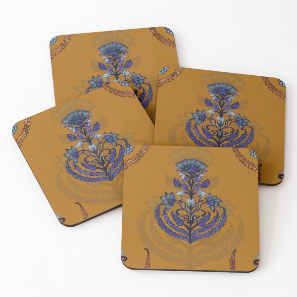 Item preview, classic Hand painted print with flowers from Afreen Collection designed and sold by Maayaakshay24.