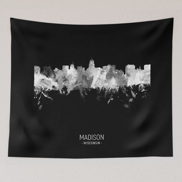 Artikelvorschau, Madison Wisconsin Skyline entworfen und verkauft von ArtPrints.