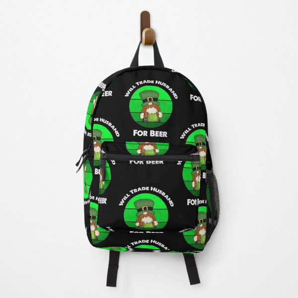 Item preview, Will Trade Husband For Beer, Funny Irish Gnome Saying designed and sold by SportyDogShop.