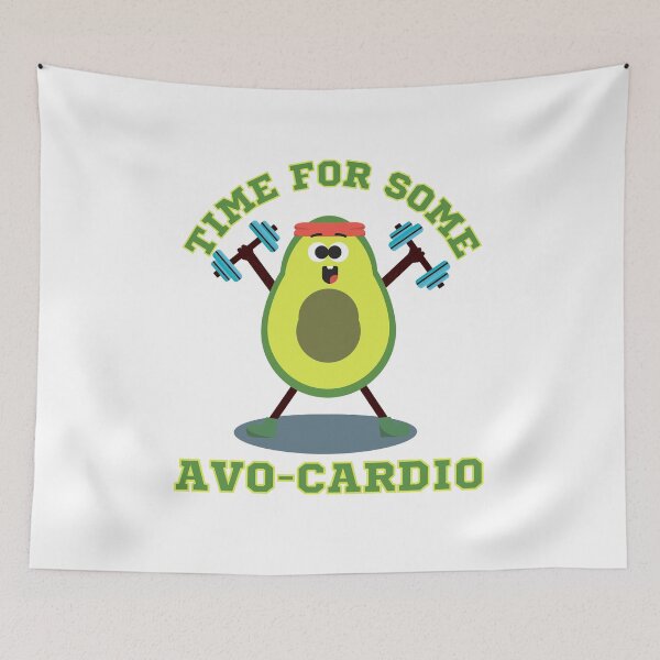 Item preview, Time For Some Avo-Cardio designed and sold by GeoArtDesign.