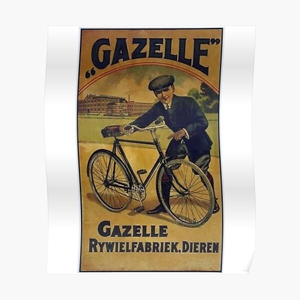 Victoria Style Bicycle Vintage POSTER.Stylish Graphics Interior 1905 Decor Art 