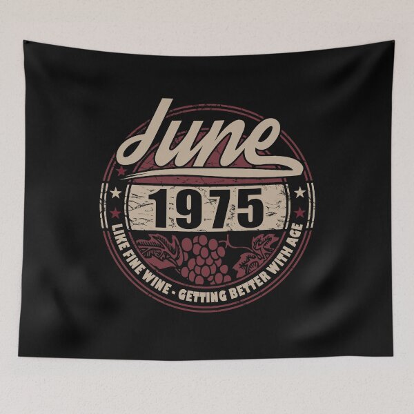 Item preview, Like Fine Wine - Birthday June 1975 designed and sold by MoonsmileProd.