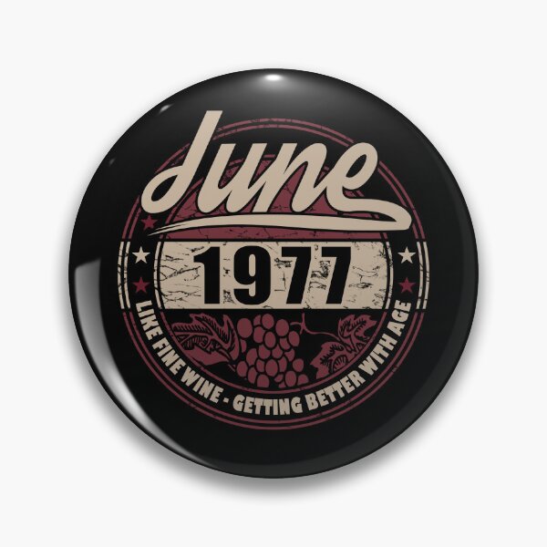 Item preview, Like Fine Wine - Birthday June 1977 designed and sold by MoonsmileProd.