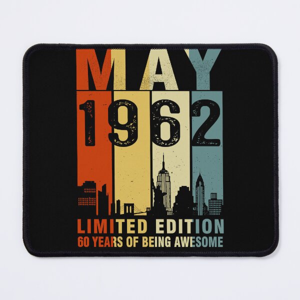 Item preview, May 1962 Limited Edition 60 Years Of Being Awesome Vintage designed and sold by AraJordeStore.