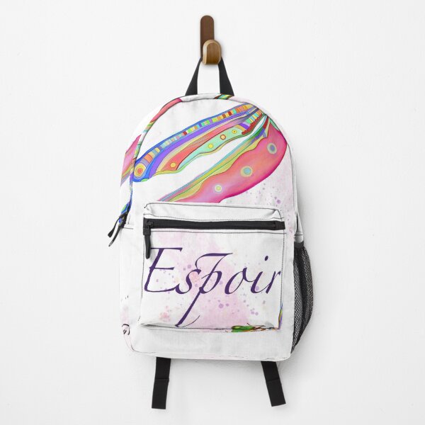Item preview, Colorful illustration pink and bleu, Dragonfly Espoir by Pascale Breton designed and sold by Pascale Breton.