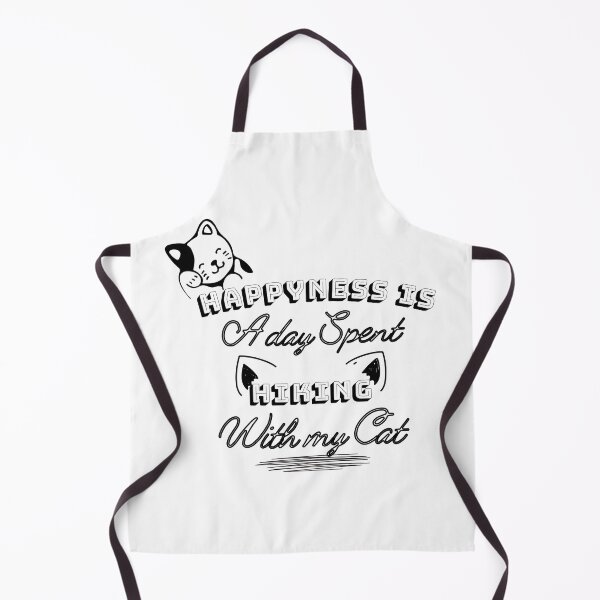 Item preview, Happiness Is A Day Spent Hiking With My Cat- Cat lover designed and sold by SheetalMourya.