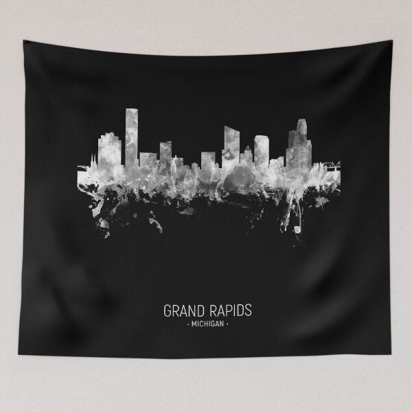 Item preview, Grand Rapids Michigan Skyline designed and sold by ArtPrints.