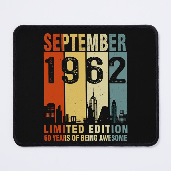 Item preview, September 1962 Limited Edition 60 Years Of Being Awesome Vintage designed and sold by AraJordeStore.