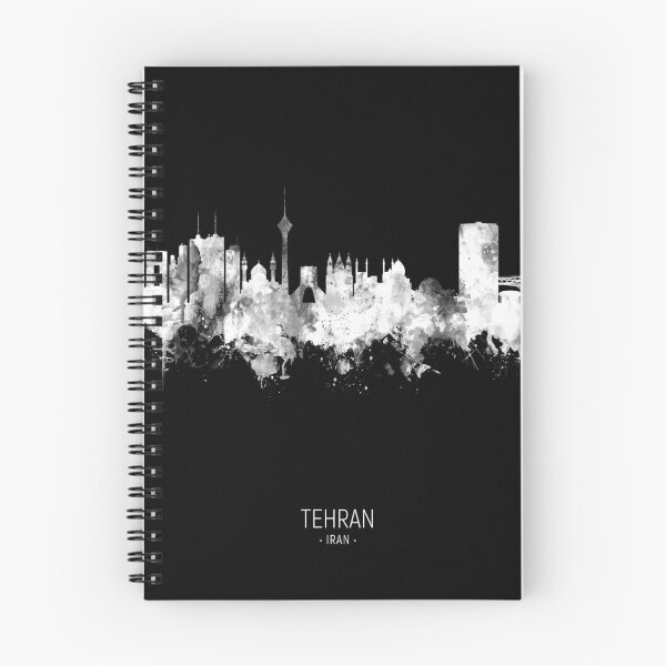 Artikelvorschau, Skyline von Teheran im Iran entworfen und verkauft von ArtPrints.