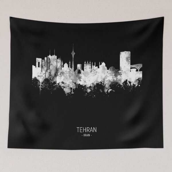 Item preview, Tehran Iran Skyline designed and sold by ArtPrints.