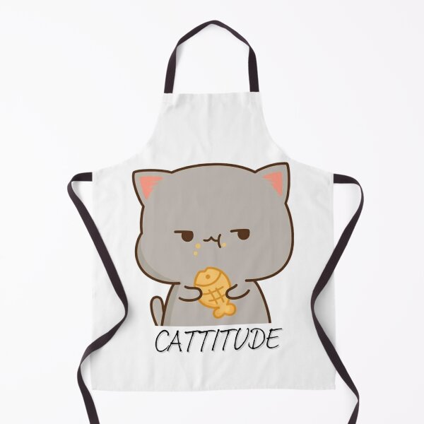 Item preview, cat titude funny designed and sold by saja salah.