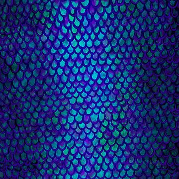 Artwork thumbnail, Sea Monster Dragon Lizard Scales by tinaschofield