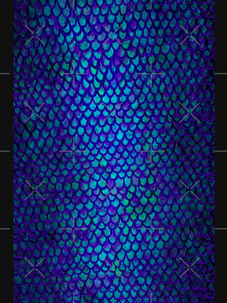 Sea Monster Dragon Lizard Scales by tinaschofield