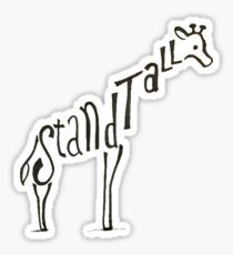 Stand Tall Sticker