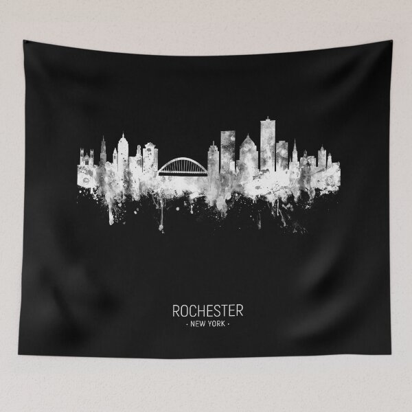 Artikelvorschau, Rochester New York Skyline entworfen und verkauft von ArtPrints.
