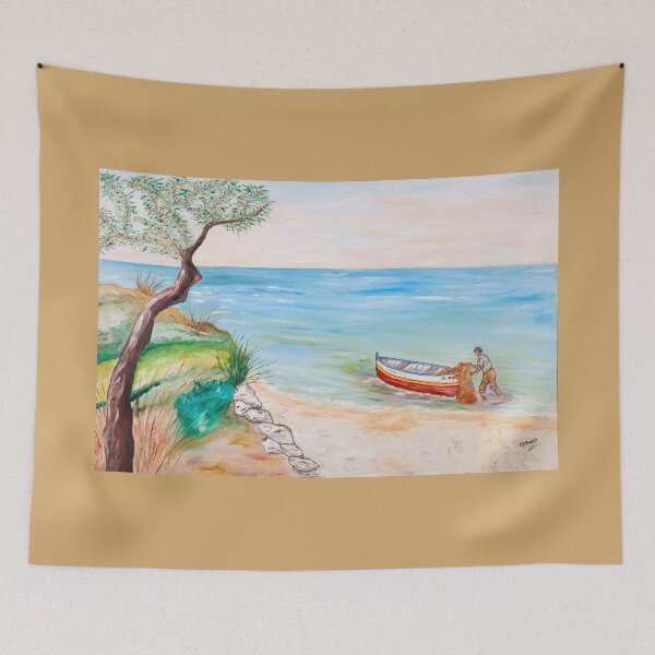 Item preview, Il pescatore solitario designed and sold by Loredana Messina.