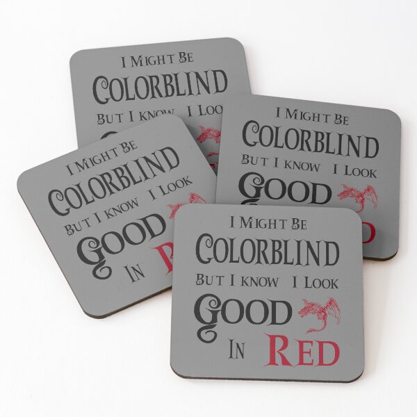Item preview, I Might Be Colorblind But I Know I Look Good In Red designed and sold by Momona-design.