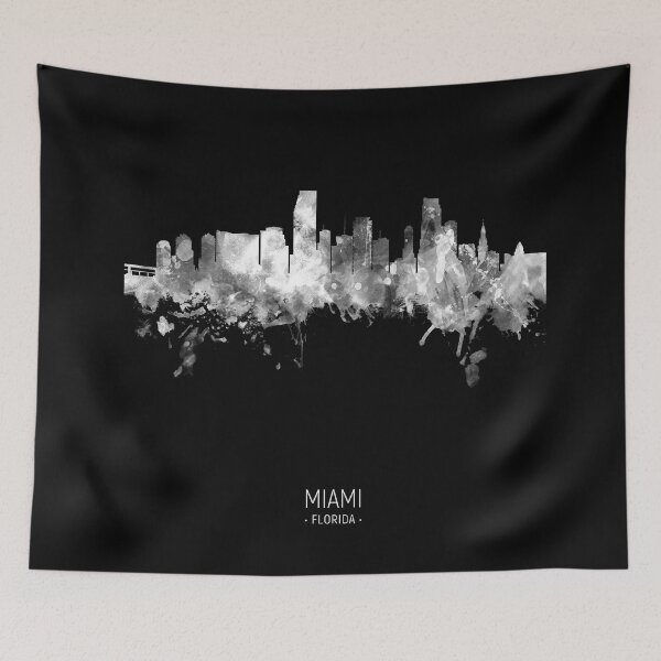 Item preview, Miami Florida Skyline designed and sold by ArtPrints.