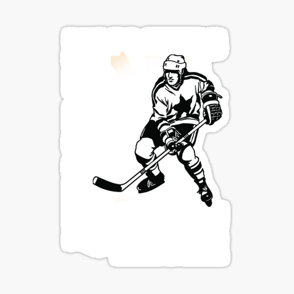 Hockey Players Can Walk on Water - A great gift to celebrate the sport of  hockey Sticker for Sale by Desibeau