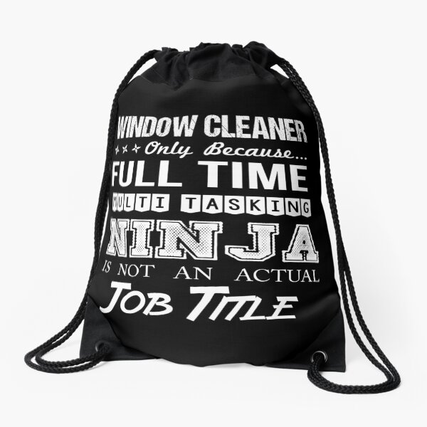 Item preview, Window Cleaner T Shirt - Ninja Job Gift Item Tee designed and sold by ritterdick.
