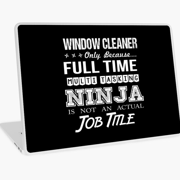 Item preview, Window Cleaner T Shirt - Ninja Job Gift Item Tee designed and sold by ritterdick.