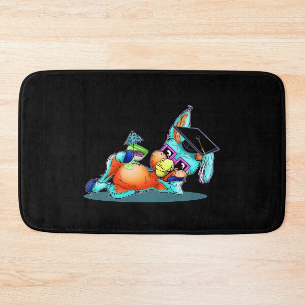 Item preview, Graduation Party Animal Donkey Cartoon - blue designed and sold by iduzarts.